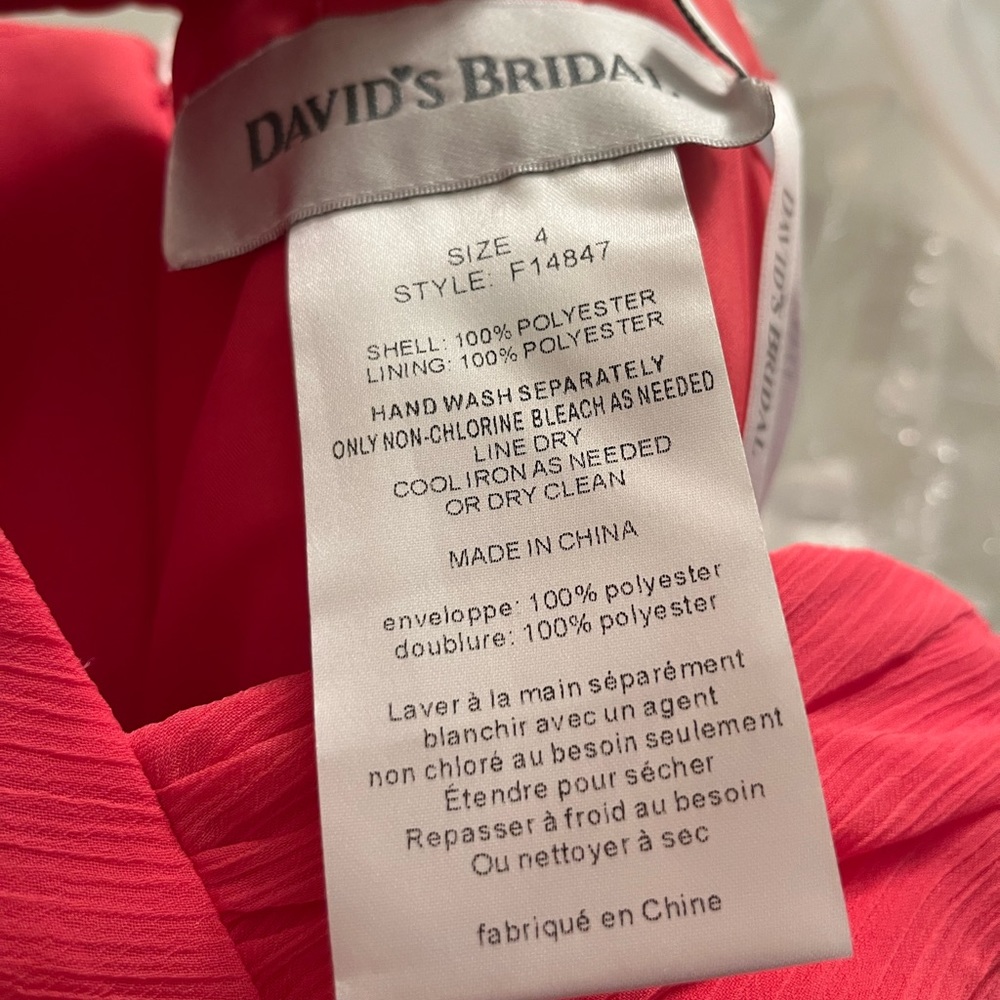 F14847 davids bridal dress